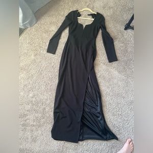 Long black dress